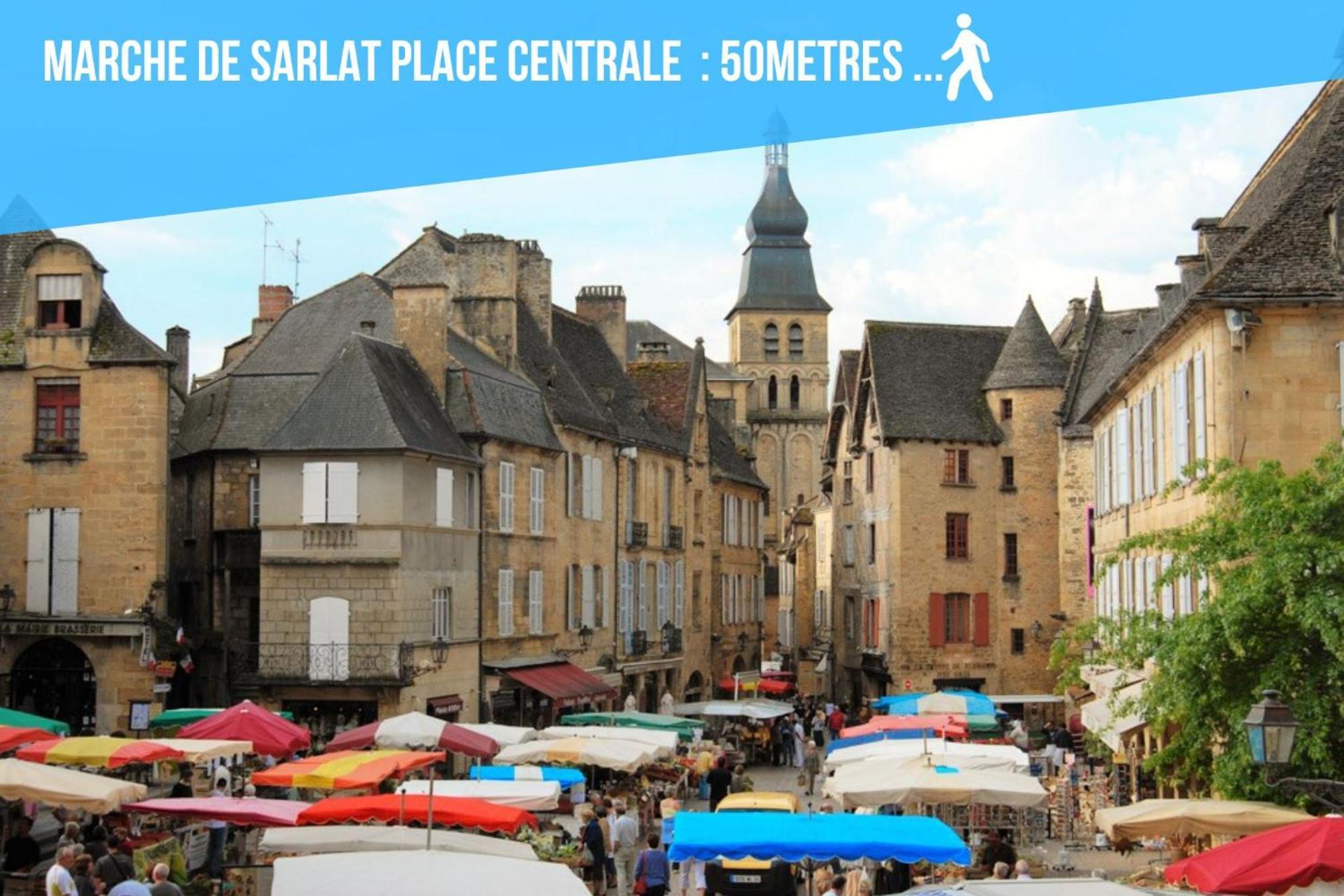 Caporizon-Sarlat L'Elegance-T2 Plein Centre Cite Medievale Exterior photo